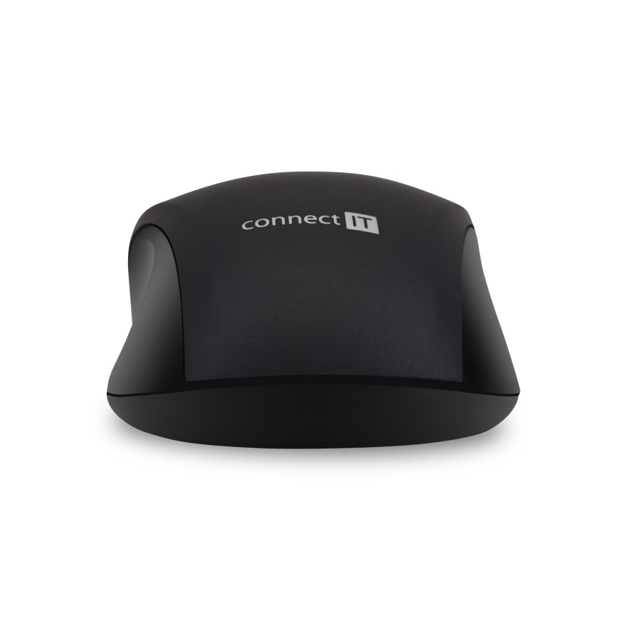 CONNECT IT CMO-2230-BK - Kabellose Silent-Maus MUTE 1200 DPI 1xAA schwarz