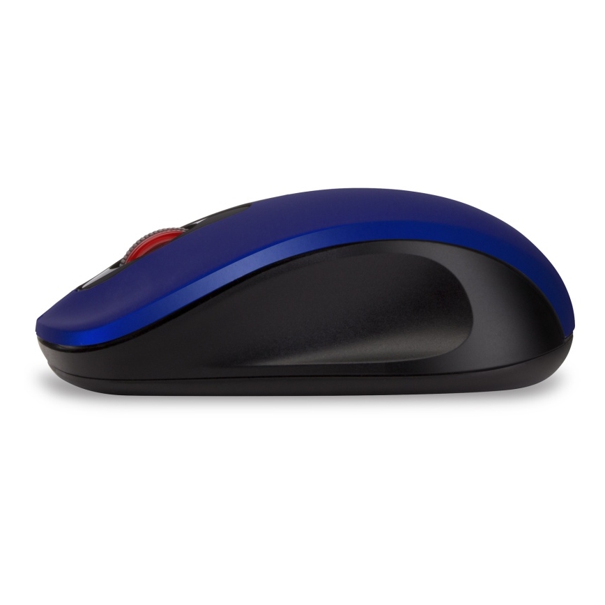 CONNECT IT CMO-2230-BL - Kabellose Silent-Maus MUTE 1200 DPI 1xAA schwarz/blau