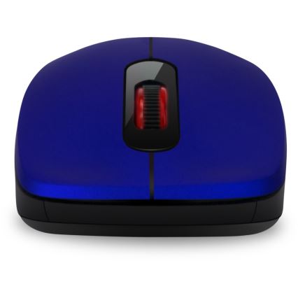 CONNECT IT CMO-2230-BL - Kabellose Silent-Maus MUTE 1200 DPI 1xAA schwarz/blau