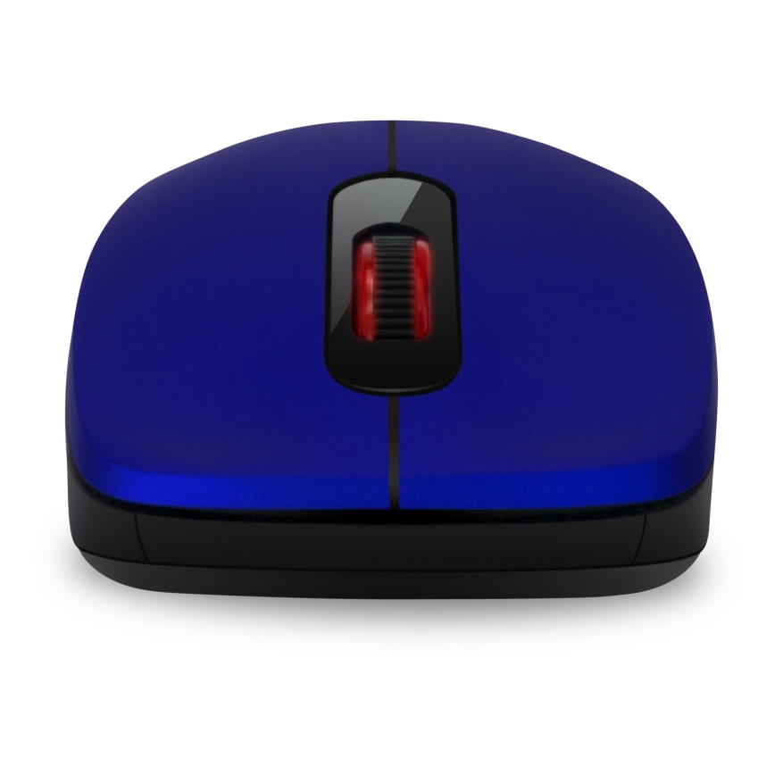 CONNECT IT CMO-2230-BL - Kabellose Silent-Maus MUTE 1200 DPI 1xAA schwarz/blau