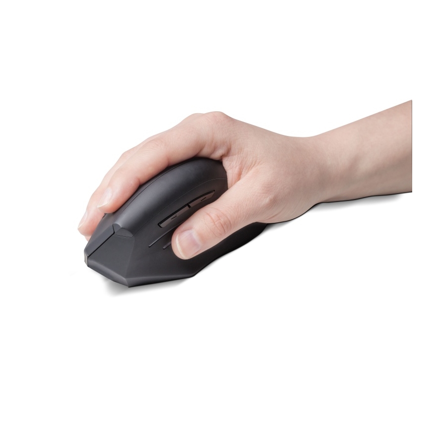 CONNECT IT CMO-2510-BK - Ergonomische kabellose Maus Verti Wireless 800/1200/1600 DPI 2xAAA schwarz