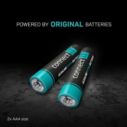 CONNECT IT CMO-2510-BK - Ergonomische kabellose Maus Verti Wireless 800/1200/1600 DPI 2xAAA schwarz