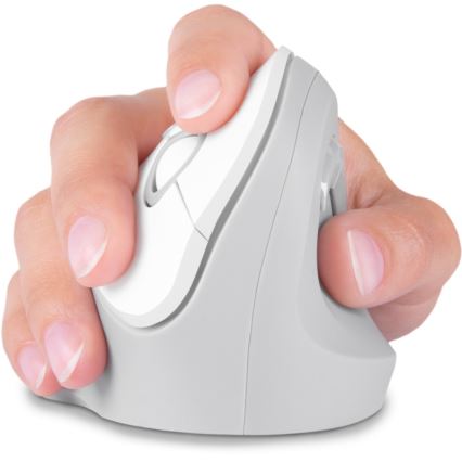 CONNECT IT CMO-2700-WH - Ergonomische, kabellose Maus 800/1200/1600 DPI 1xAA weiß