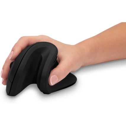 CONNECT IT CMO-2900-BK - Ergonomische, kabellose Maus 800/1200/1600 DPI 1xAA schwarz