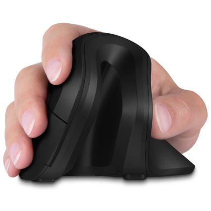CONNECT IT CMO-2900-BK - Ergonomische, kabellose Maus 800/1200/1600 DPI 1xAA schwarz