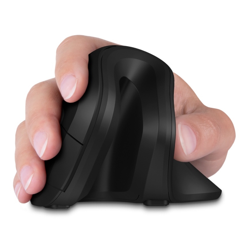 CONNECT IT CMO-2900-BK - Ergonomische, kabellose Maus 800/1200/1600 DPI 1xAA schwarz