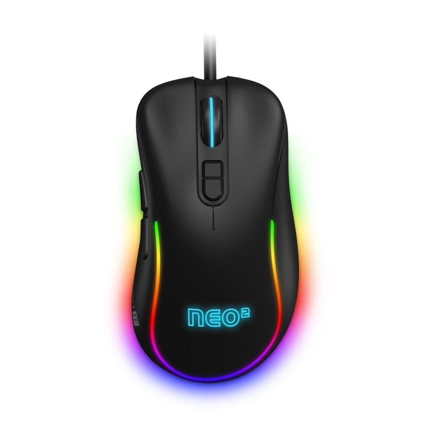 CONNECT IT CMO-3589-BK - LED RGB Kabelgebundene Gaming-Maus 200-7200 DPI schwarz