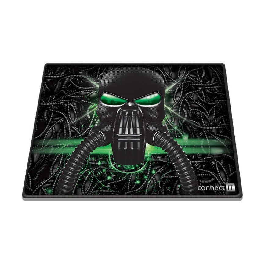 CONNECT IT CMP-1100-SM - Mauspad 32x24,5 cm schwarz/grün
