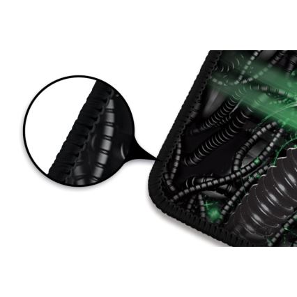 CONNECT IT CMP-1110-LG - Maus- und Tastaturunterlage 88,6x24,5 cm schwarz/grün