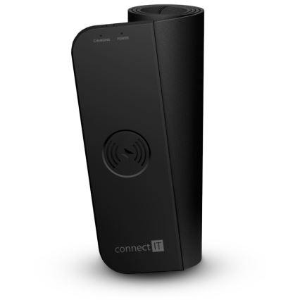 CONNECT IT CMP-2500-LG - Pad für Tastatur und Maus mit kabelloser Qi-Aufladung 80x30 cm schwarz