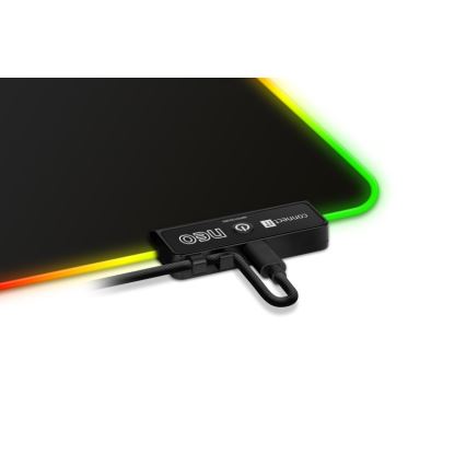 CONNECT IT CMP-3100-LG - LED RGB Gaming-Tastatur und Mauspad 80x30 cm schwarz