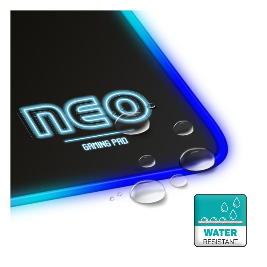 CONNECT IT CMP-3100-SM - LED RGB Gaming-Mauspad 32x24,5 cm schwarz