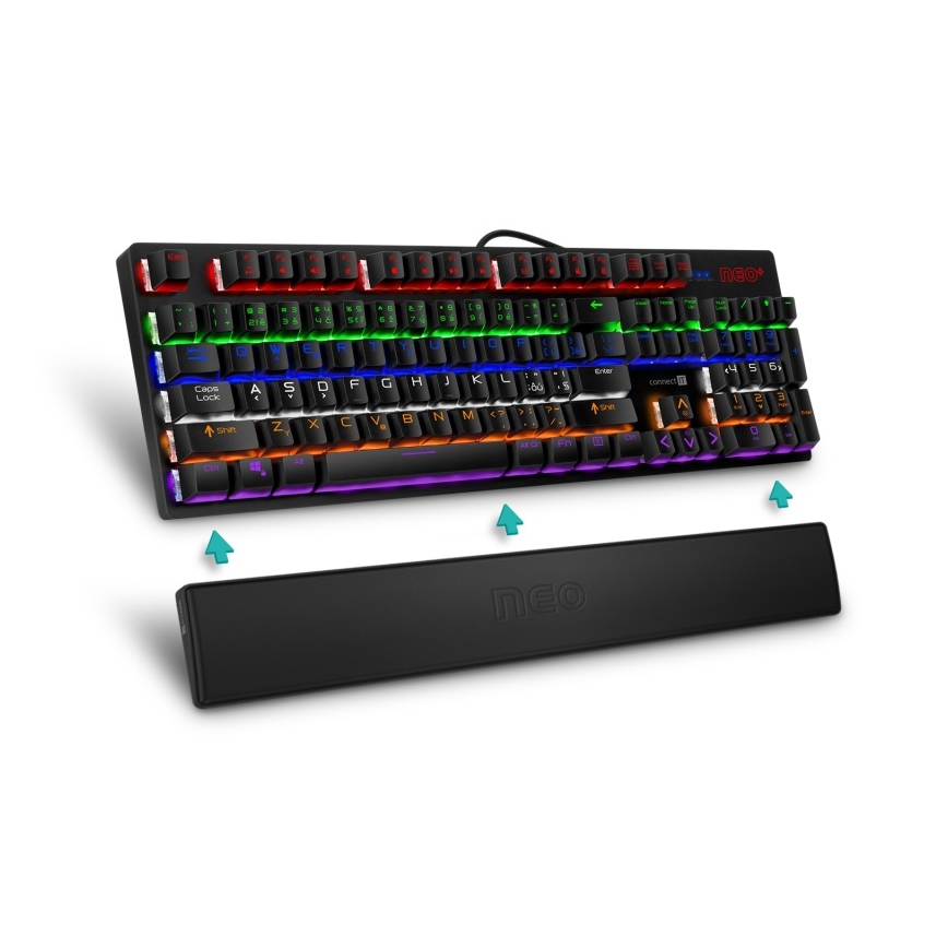 CONNECT IT CMP-3590-LG - Ergonomische Tastaturunterlage schwarz