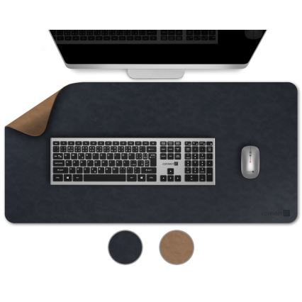 CONNECT IT CMP-4040-LG - Wendbare Maus- und Tastaturunterlage 90x40 cm, blau/braun