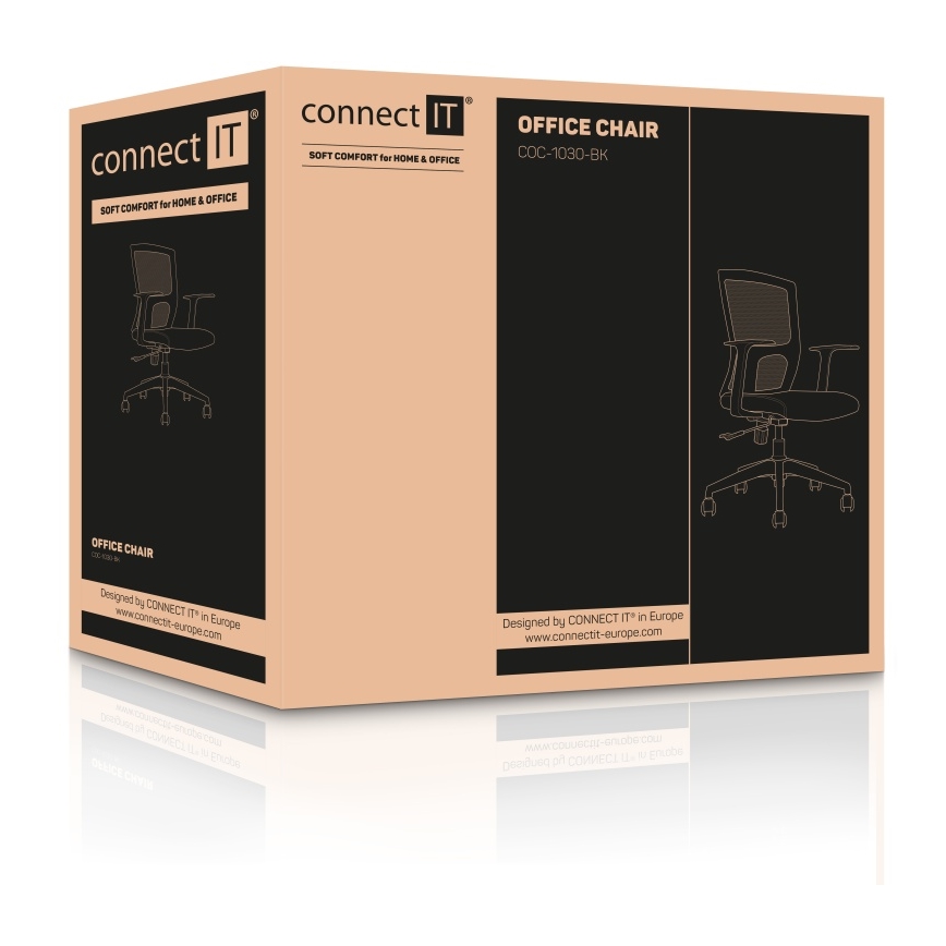 CONNECT IT COC-1030-BK - Bürostuhl ForHealth BetaPro schwarz