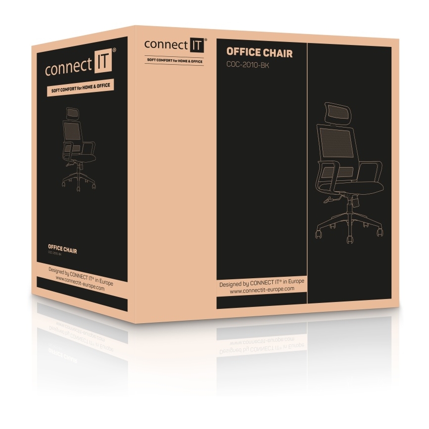 CONNECT IT COC-2010-BK - Bürostuhl ForHealth GamaPro Schwarz