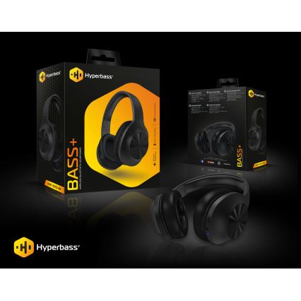 CONNECT IT HHP-3010-BK - Kabellose Kopfhörer mit Mikrofon 500 mAh schwarz