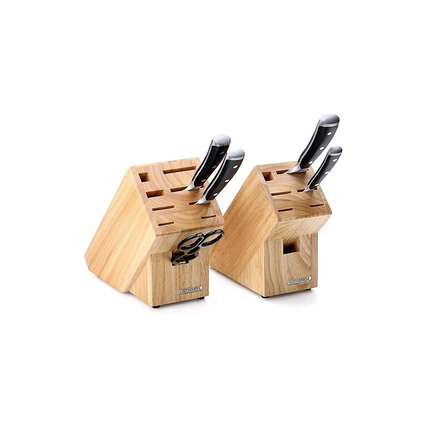 Continenta C30514 - Messerhalter 22x11,5x22 cm Gummibaumholz