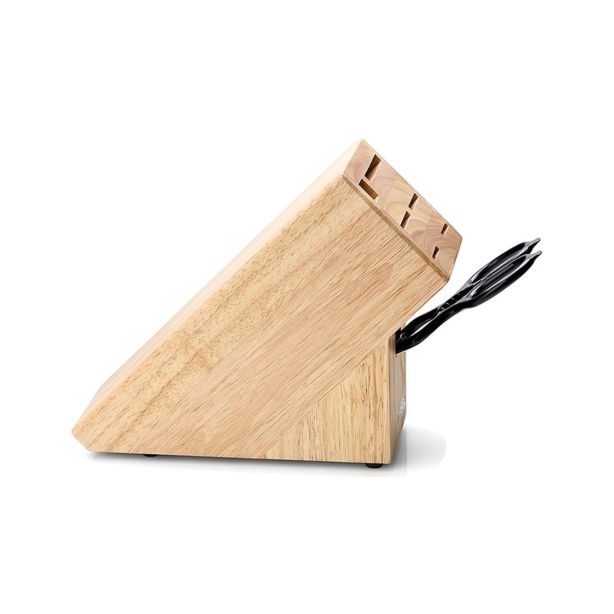 Continenta C30514 - Messerhalter 22x11,5x22 cm Gummibaumholz