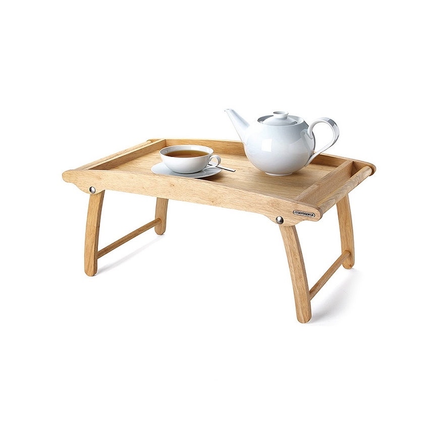 Continenta C3061 - Tablett für Bett 61x35 cm Gummifeige