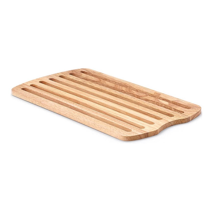 Continenta C3078 – Küchenschneidebrett für Brot 45x26 cm Gummibaum