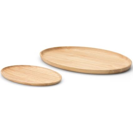 Continenta C3285 – Serviertablett 36,5x25 cm Gummibaum