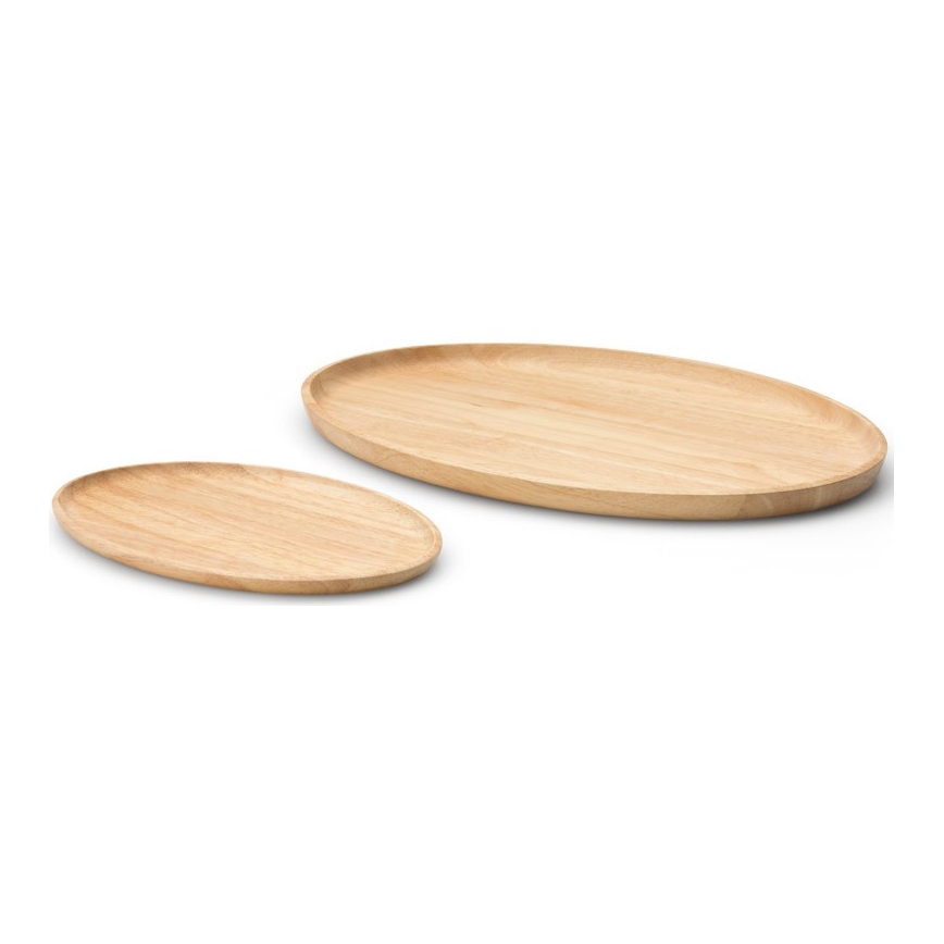 Continenta C3285 – Serviertablett 36,5x25 cm Gummibaum