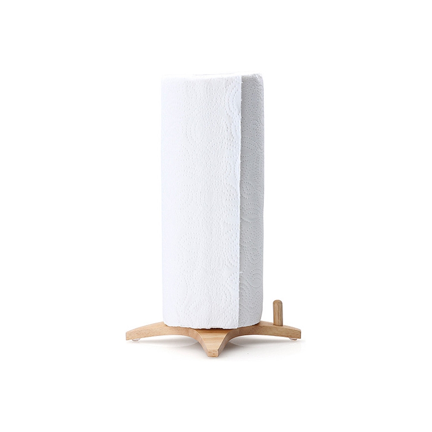Continenta C3291 – Küchenrollenhalter 18x25 cm Gummibaum