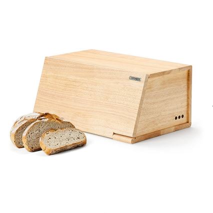 Continenta C3292 - Brotkasten 40x26 cm Gummibaumholz