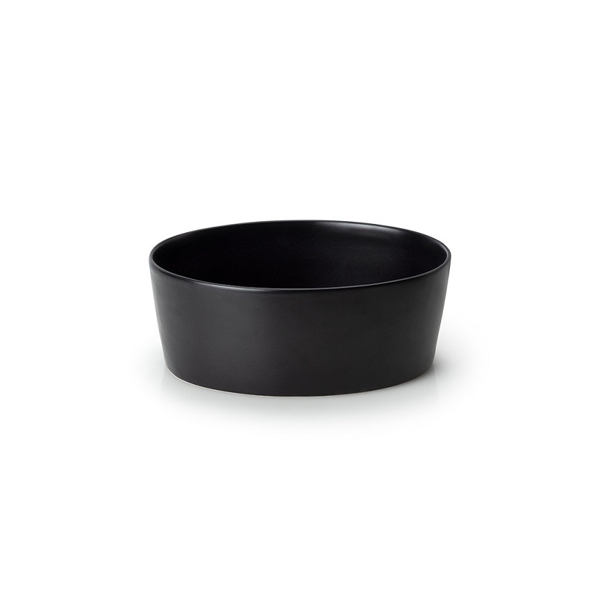 Continenta C3731 - Brotkasten mit Deckel 27x20 cm schwarz/Gummibaumholz