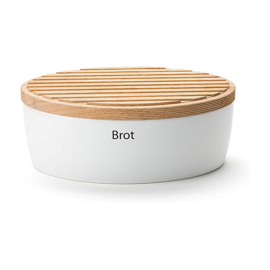 Continenta C3931 - Brotkasten 27x20x13,5 cm Gummibaum