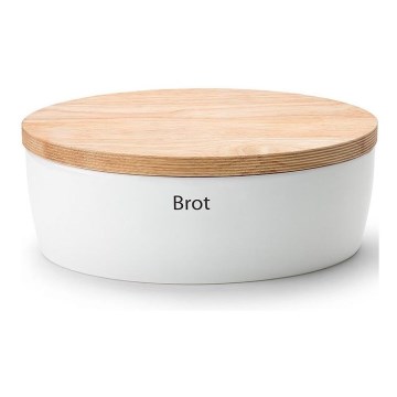 Continenta C3932 - Brotkasten 13,5x36 cm weiß/beige