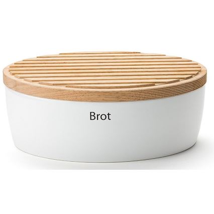 Continenta C3932 - Brotkasten 13,5x36 cm weiß/beige