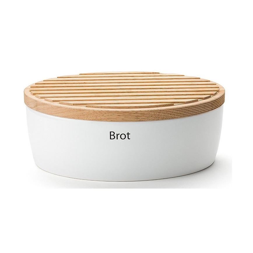 Continenta C3932 - Brotkasten 13,5x36 cm weiß/beige
