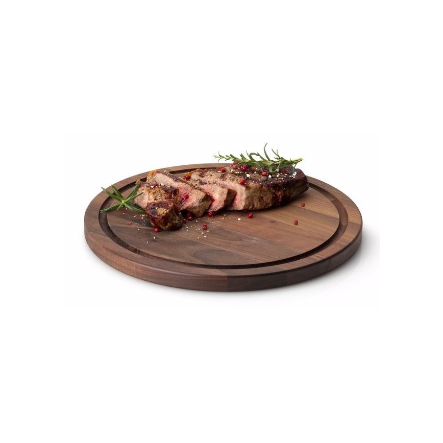 Continenta C4205 - Brett zum Servieren von Steaks d. 28 cm Walnuss