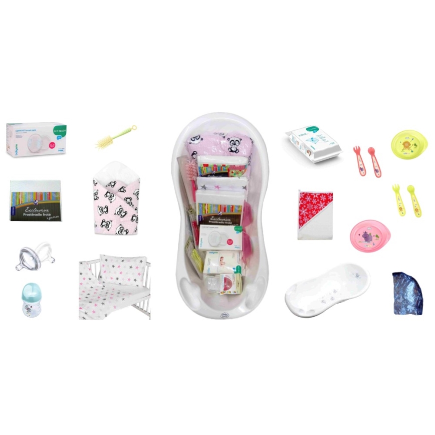 COSING - 16-teiliges Starter-Set für Neugeborene, weiß