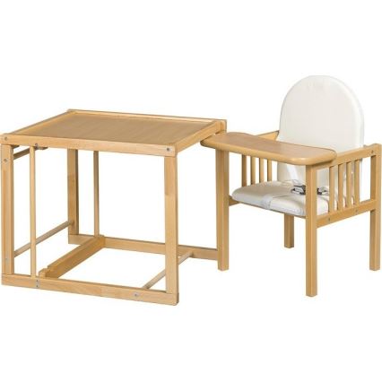 COSING - Kinderhochstuhl 2-in-1 Viktoria Buche/Creme