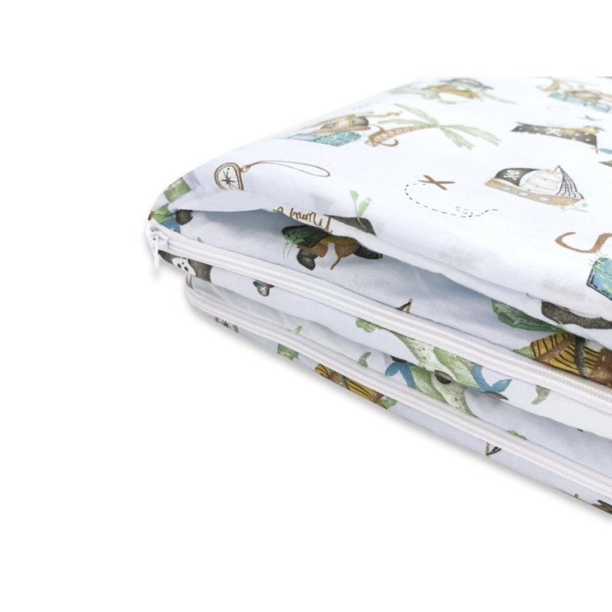 COSING - Reiseschlafsack mit Reisekissen, Motiv Piraten