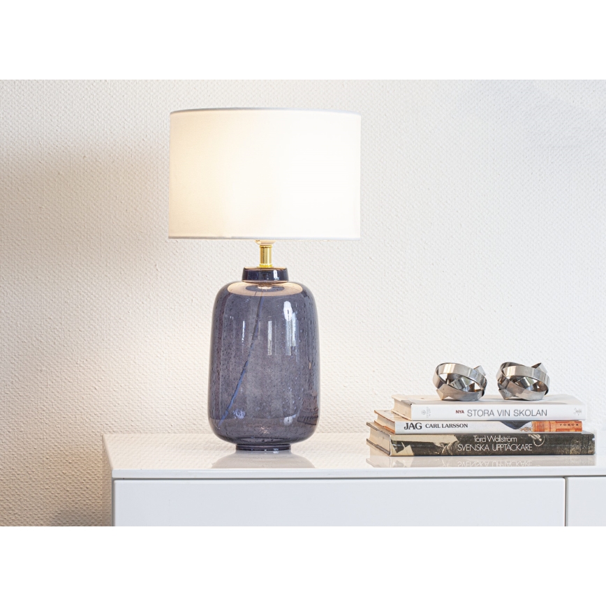 Cottex - Tischlampe BLAKE 1xE27/8W/230V blau