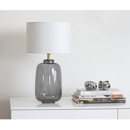 Cottex - Tischlampe BLAKE 1xE27/8W/230V grau