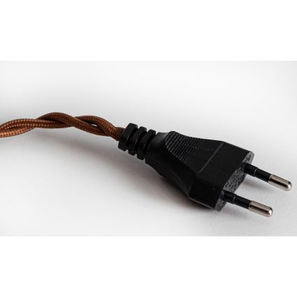 Cottex - Pendelleuchte NORA mit Kabel und Stecker, 1xE14/5W/230V, braun
