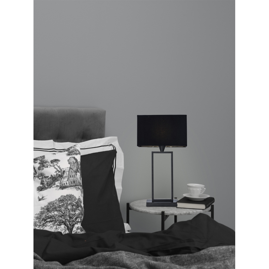 Cottex - Tischlampe KENSINGTON 1xE14/40W/230V schwarz