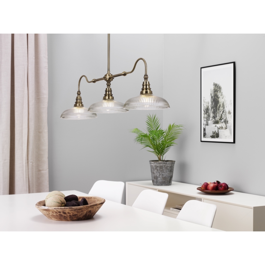 Cottex - Stangen-Pendelleuchte SNOOKER 3xE27/60W/230V