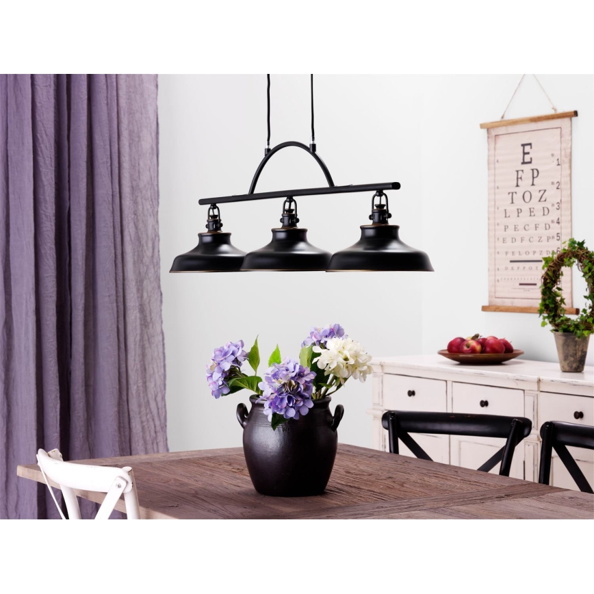 Cottex - Pendelleuchte an Kabel NEW HAVEN 3xE14/40W/230V