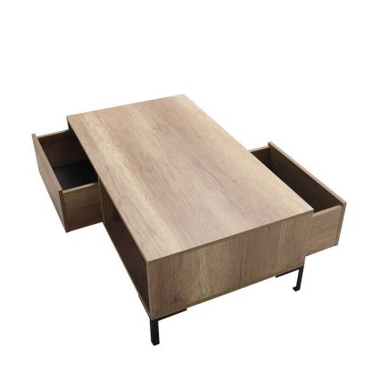 Couchtisch 42x103 cm braun