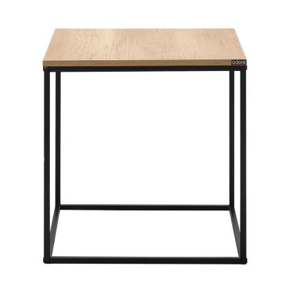 Couchtisch 52x50 cm braun