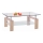 Couchtisch 55x110 cm klar/Eiche Sonoma
