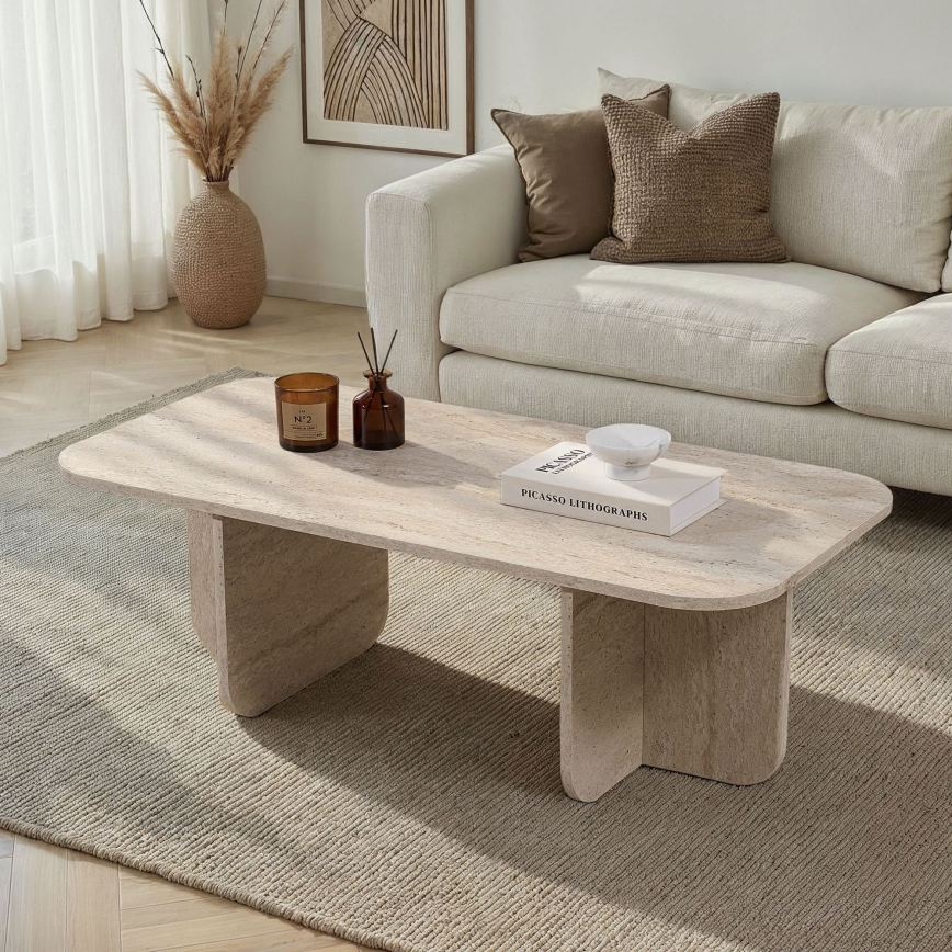 Couchtisch AKIRA 120x60 cm beige