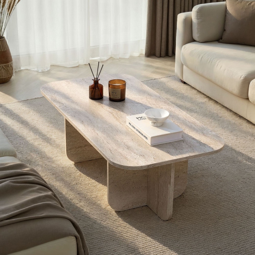 Couchtisch AKIRA 120x60 cm beige