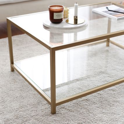 Couchtisch ASTRO 40x90 cm gold